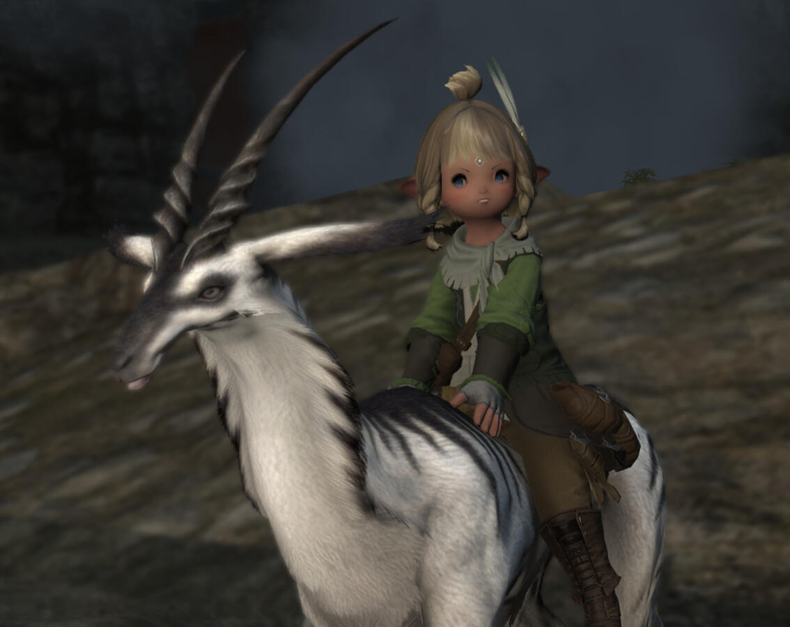 Speaking of gaseous: there&#39;s Farfnir. Who is fed a diet of Lalafellin Lentils and always farts