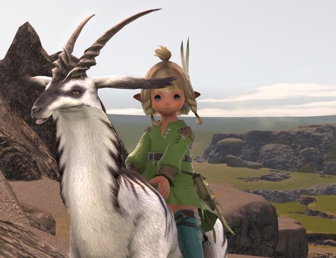 Enjoying a beautiful country stroll with Farfnir